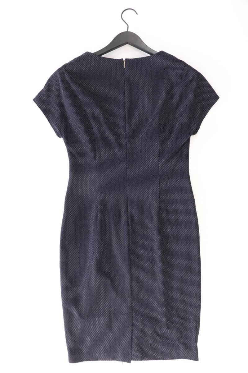 monnari Kleid Gr. 38 Kurzarm blau aus Viskose