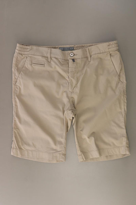 Pierre Cardin Shorts für Herren Gr. 54 creme aus Baumwolle