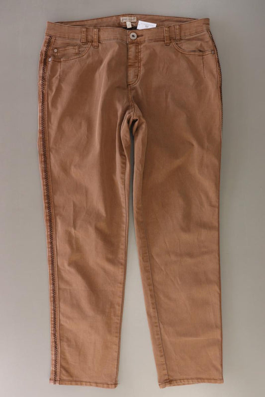 Gina Laura Straight Jeans Gr. W32 braun aus Baumwolle