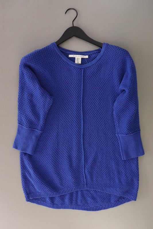 MAX STUDIO Grobstrickpullover Gr. XL blau aus Baumwolle