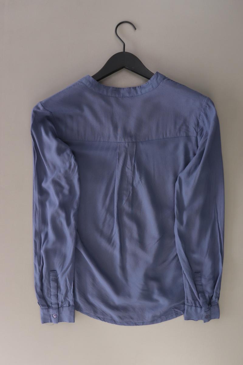 AJC Fashion Langarmbluse Gr. 34 blau aus Viskose