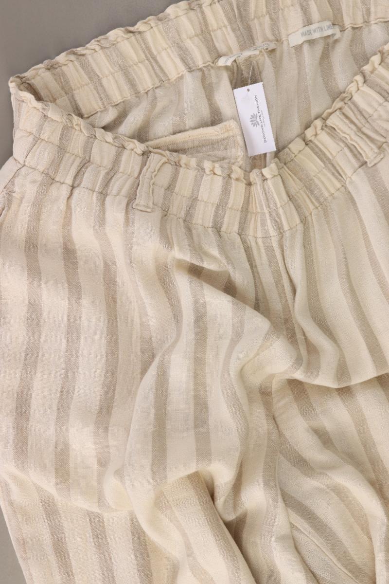 Tom Tailor (Denim) Leinenhose Gr. L gestreift creme