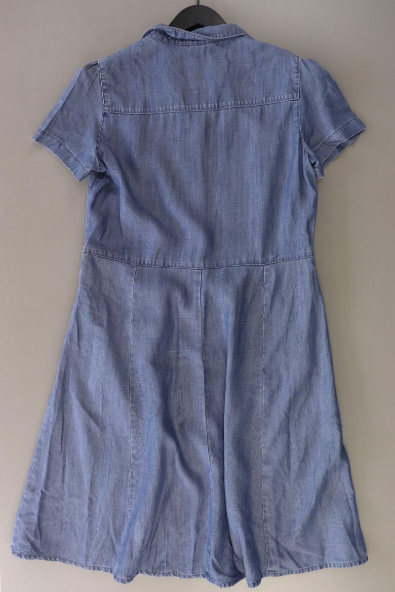 Esprit Kurzarmkleid Gr. 38 blau