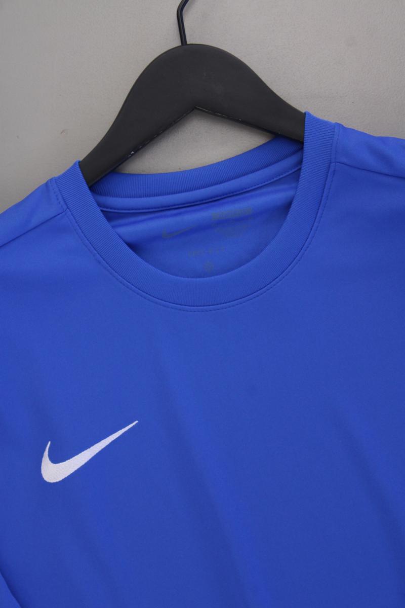 Nike Sportshirt für Herren Gr. XL neu mit Etikett Kurzarm blau aus Polyester