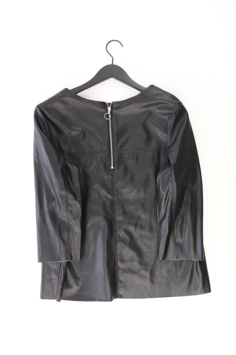 s.Oliver Regular Bluse Gr. 46 3/4 Ärmel schwarz aus Kunstleder