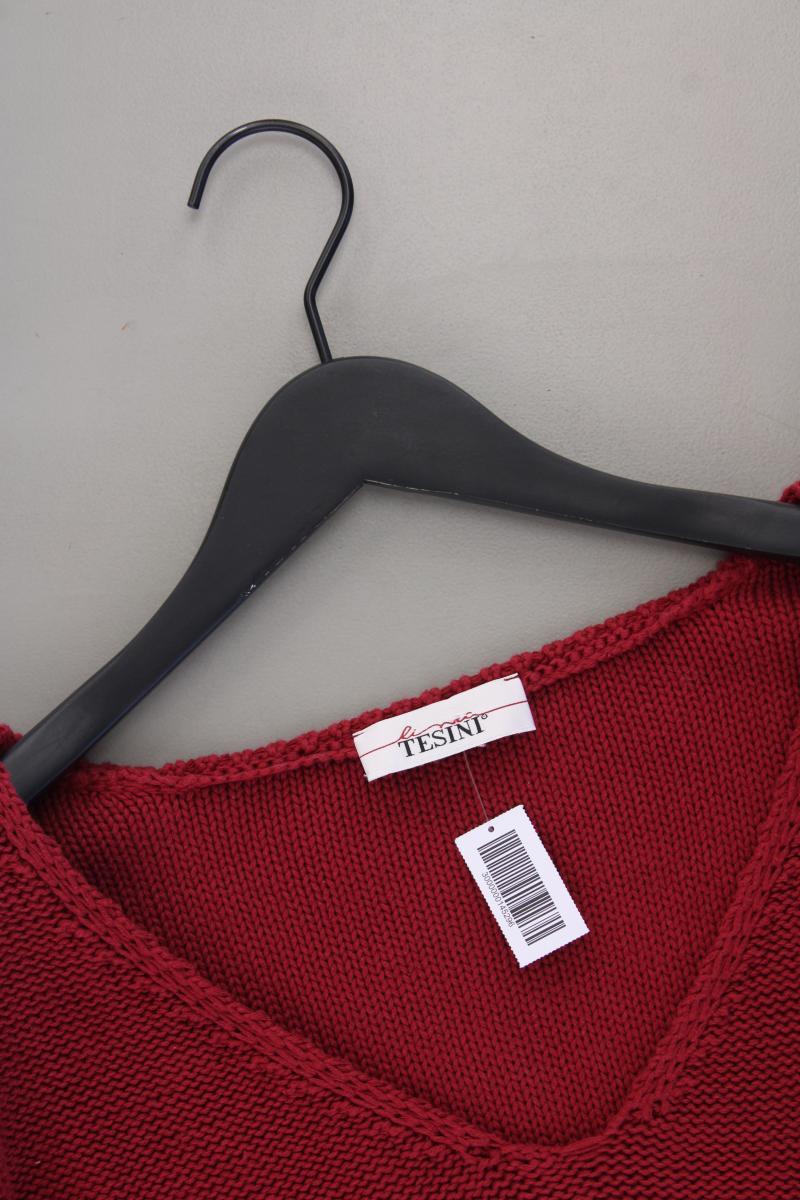 Linea Tesini Grobstrickpullover Gr. 44 rot
