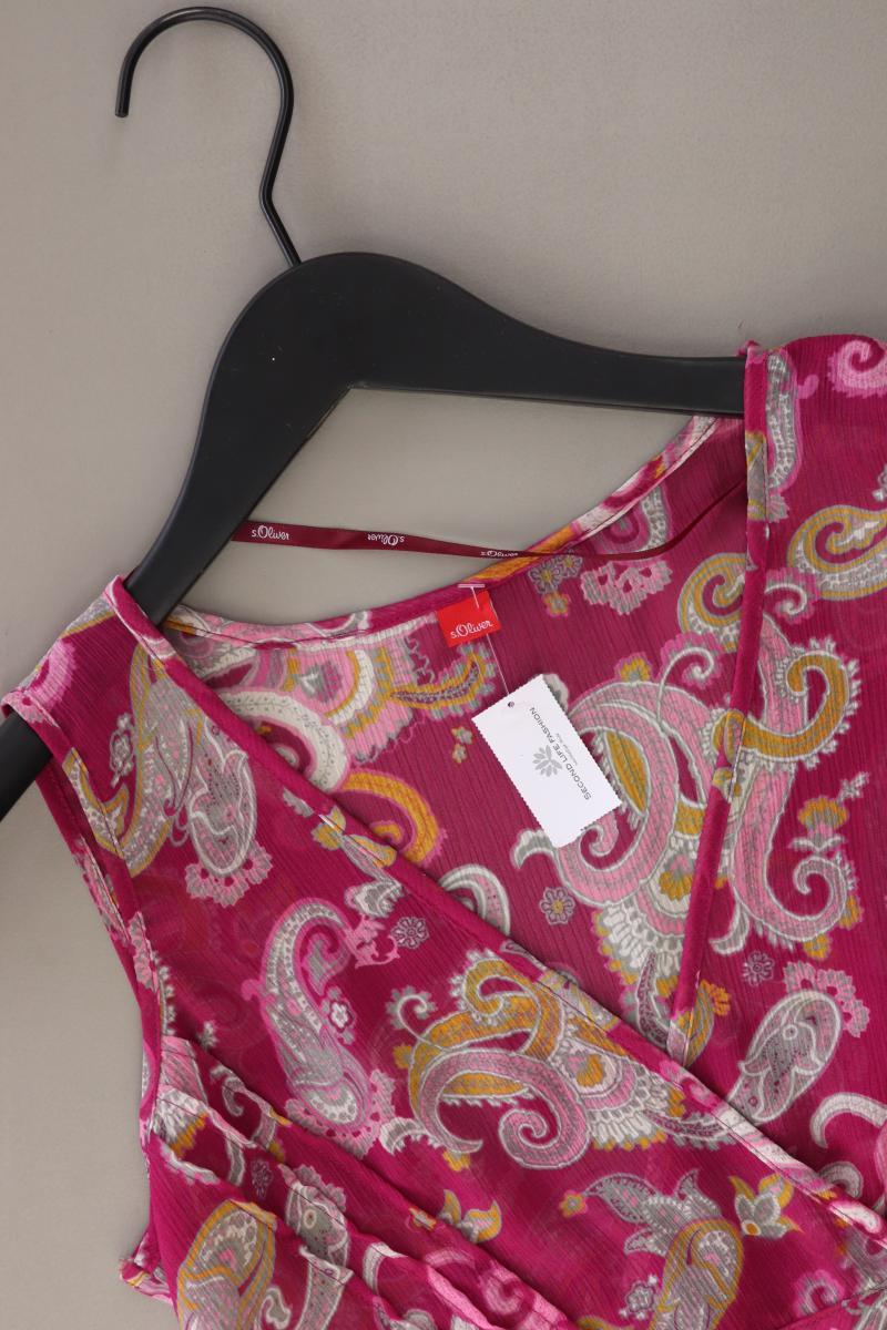 s.Oliver Y2K Vintage Top Gr. 34 mit Paisleymuster lila aus Polyester