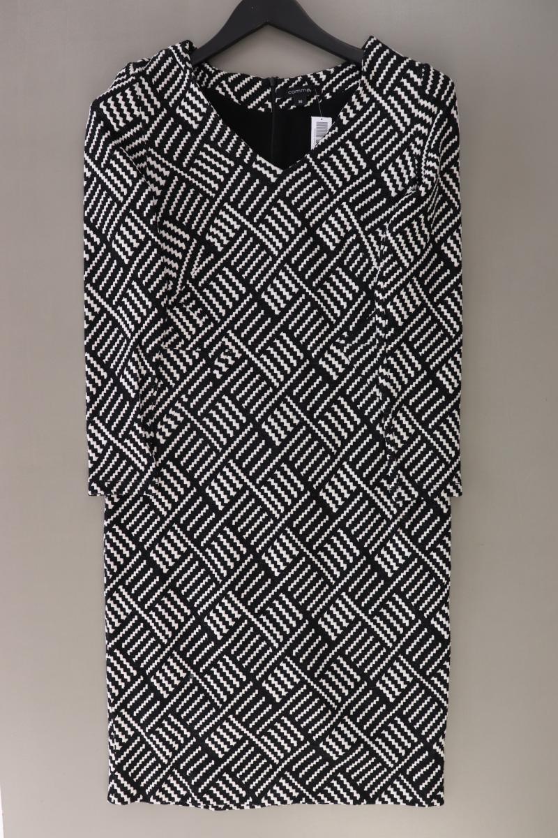 comma, Langarmkleid Gr. 36 schwarz aus Viskose