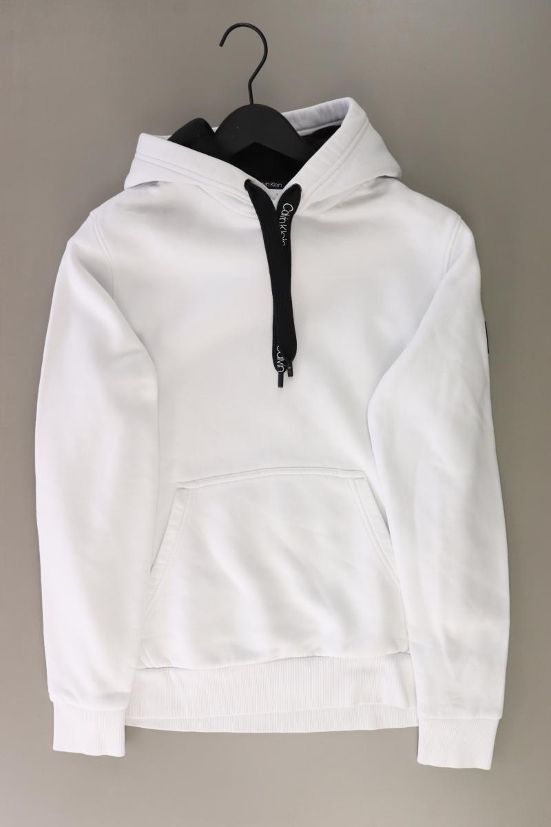 Calvin Klein Hoodie für Herren Gr. M weiß aus Baumwolle