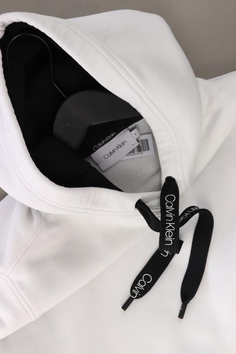 Calvin Klein Hoodie für Herren Gr. M weiß aus Baumwolle