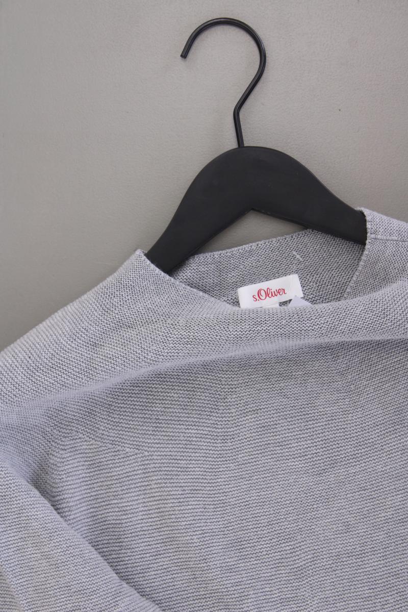 s.Oliver Feinstrickpullover Gr. 36 grau aus Viskose