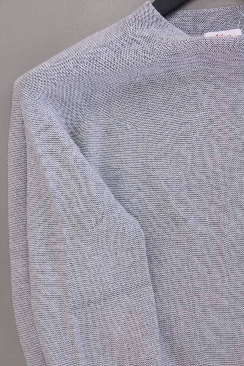 s.Oliver Feinstrickpullover Gr. 36 grau aus Viskose