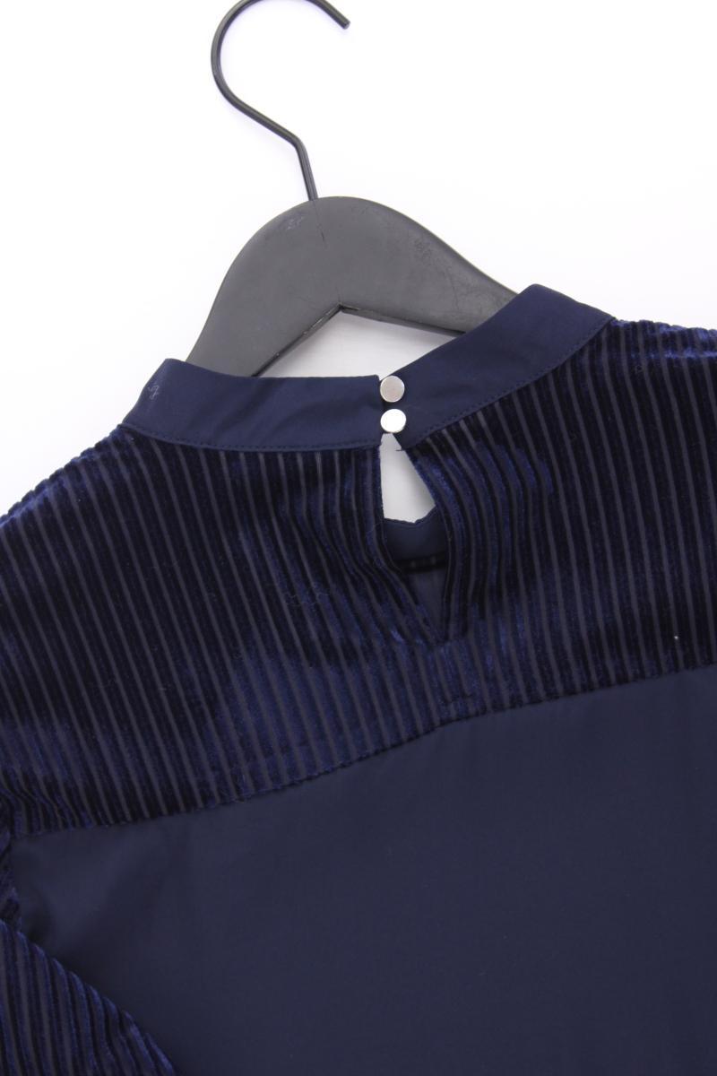 Kaffe Langarmbluse Gr. 36 blau aus Polyester