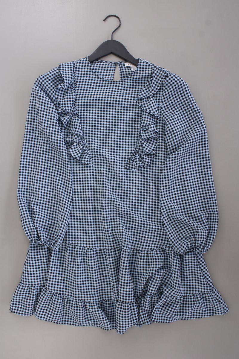 Topshop Langarmkleid Gr. 36 blau aus Polyester