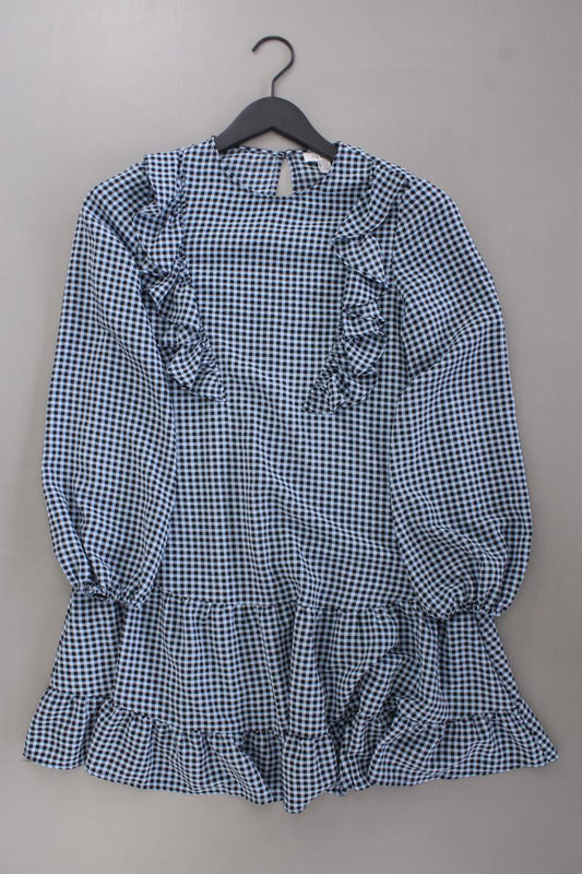 Topshop Langarmkleid Gr. 36 blau aus Polyester