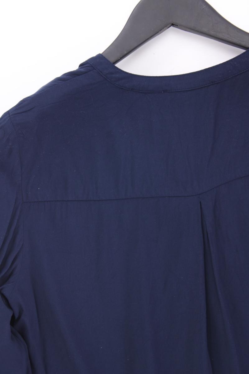 Esprit Langarmbluse Gr. 38 blau aus Viskose