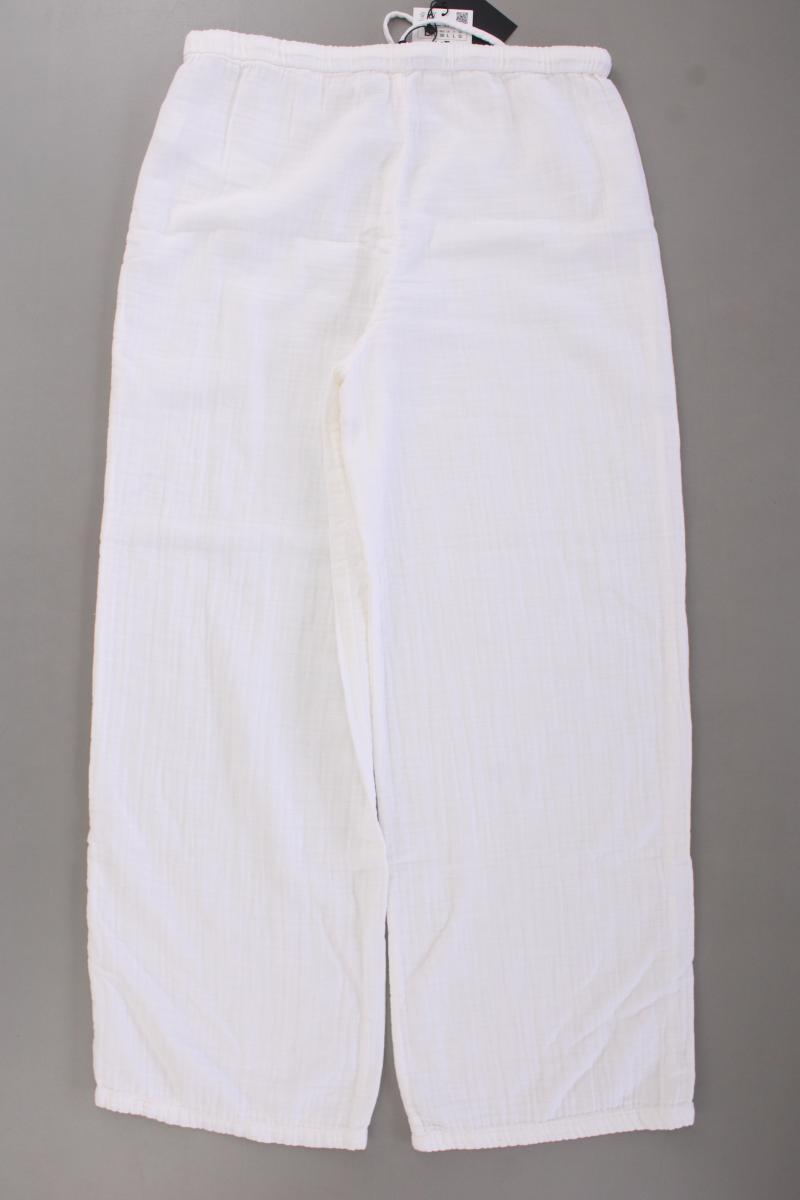 Zara Hose Gr. L neu mit Etikett Neupreis: 25,95€! weiß aus Baumwolle