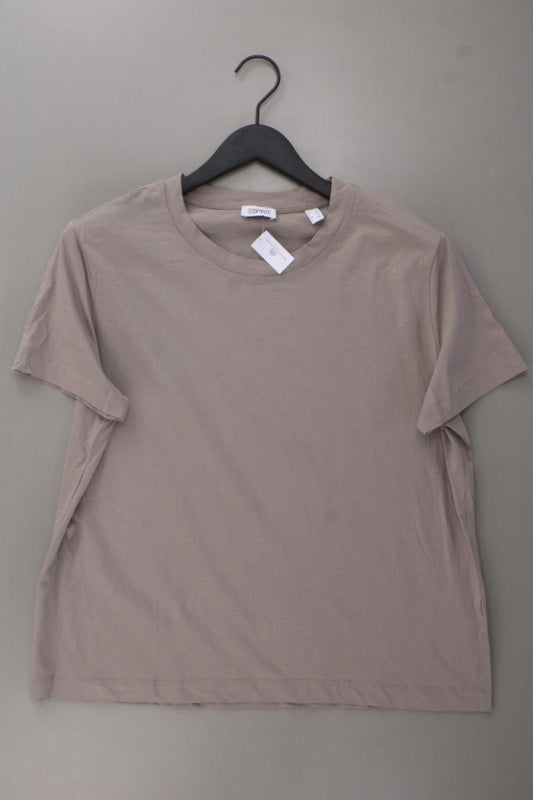 Esprit Shirt taupe Gr. XL Kurzarm grau aus Baumwolle