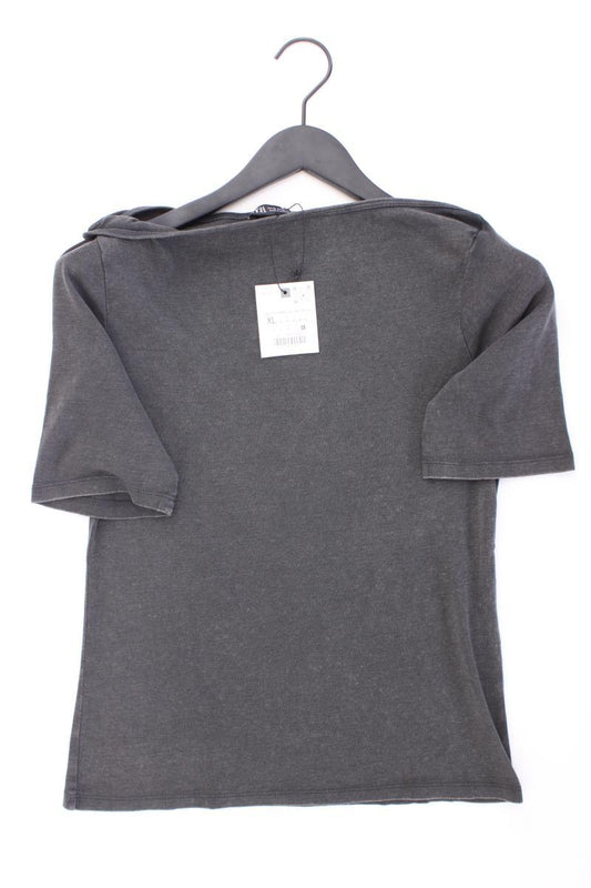Zara T-Shirt Gr. XL neu mit Etikett Kurzarm grau aus Baumwolle