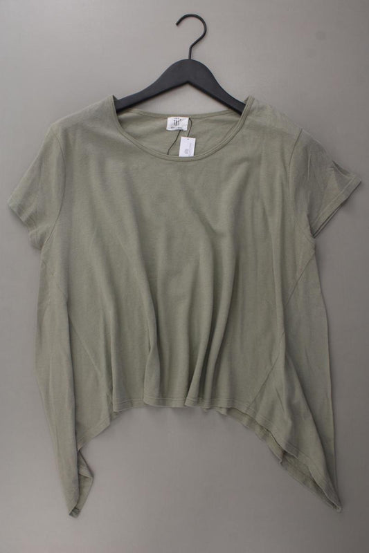 TRF Zara T-Shirt Gr. M Kurzarm olivgrün aus Baumwolle