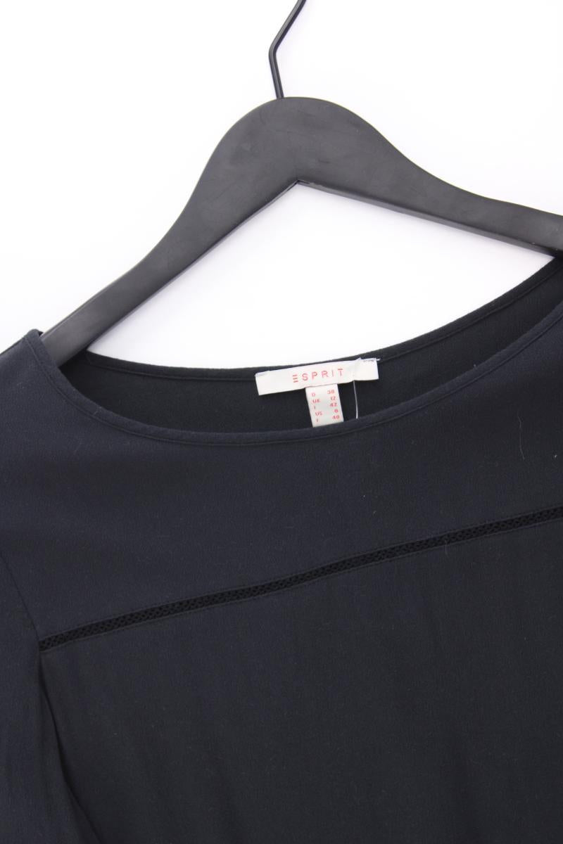 Esprit Langarmbluse Gr. 38 schwarz