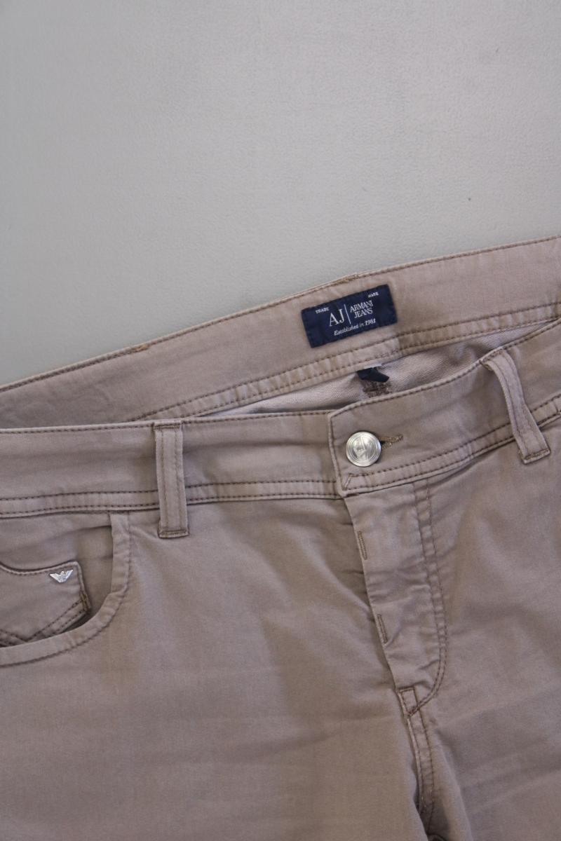 Armani Jeans Hose Gr. W31 braun aus Baumwolle