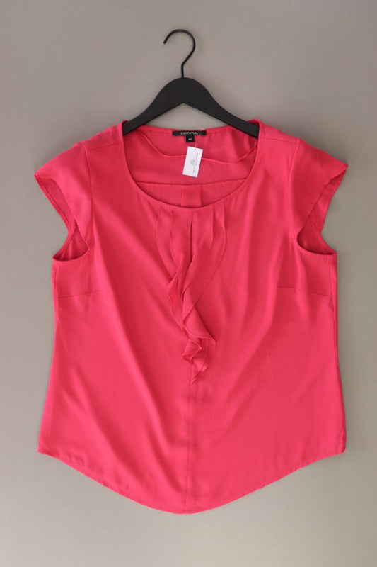 comma, Kurzarmbluse Gr. 40 pink aus Polyester