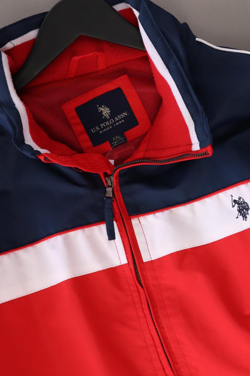 U.S. Polo Assn Lange Jacke für Herren Gr. XXL rot aus Polyester
