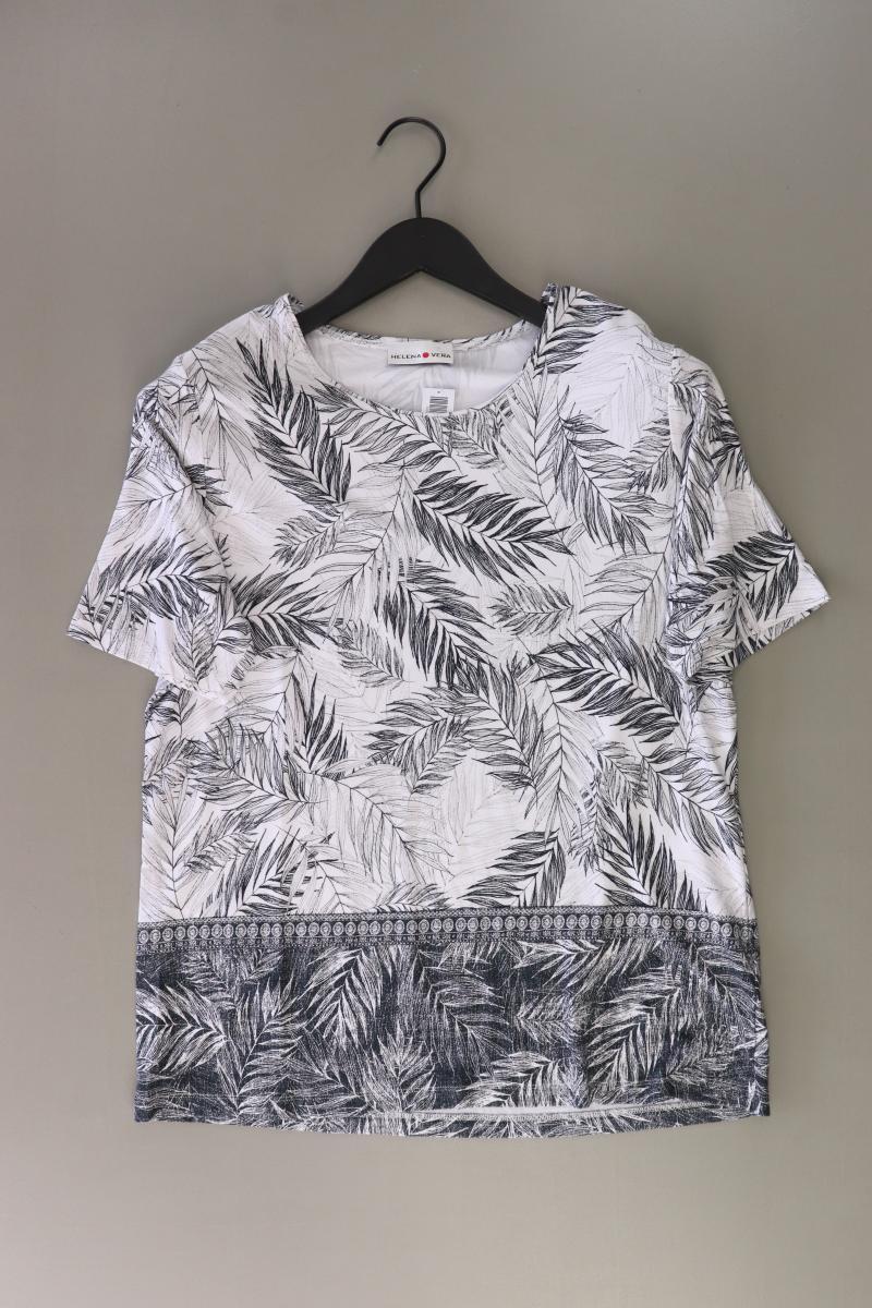 Helena Vera Printshirt Gr. 44 Kurzarm grau aus Viskose