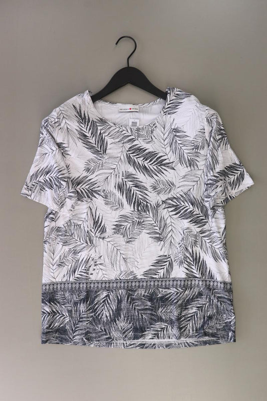 Helena Vera Printshirt Gr. 44 Kurzarm grau aus Viskose