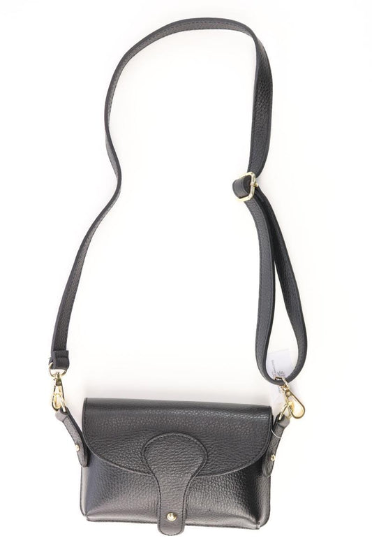 Echtledertasche schwarz