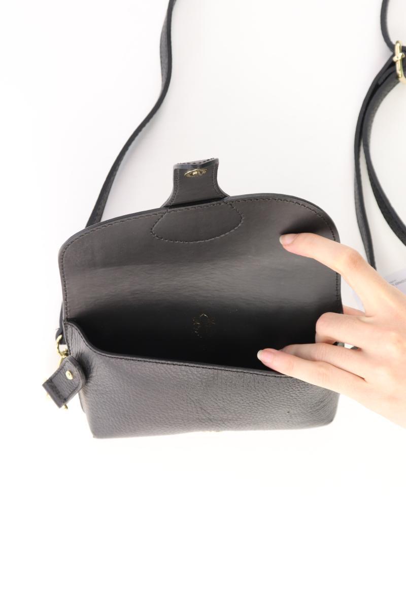 Echtledertasche schwarz