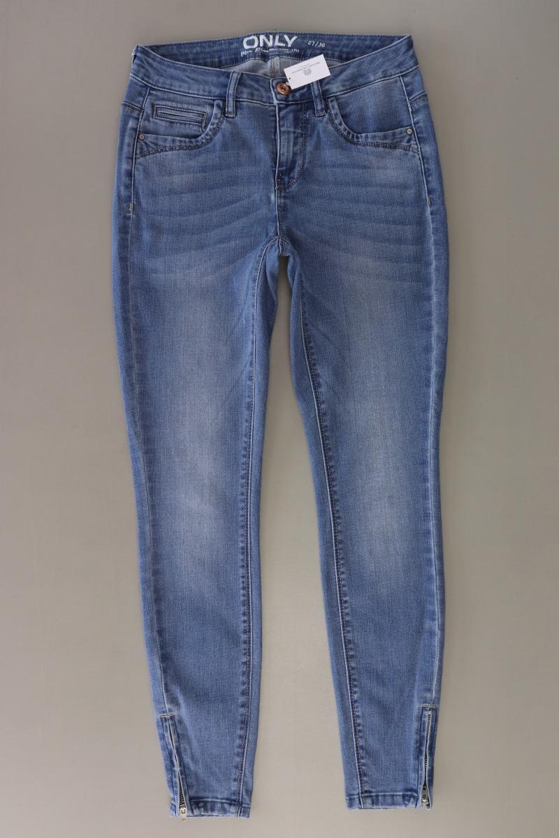 Skinny Jeans Gr. W27/L30 blau aus Baumwolle