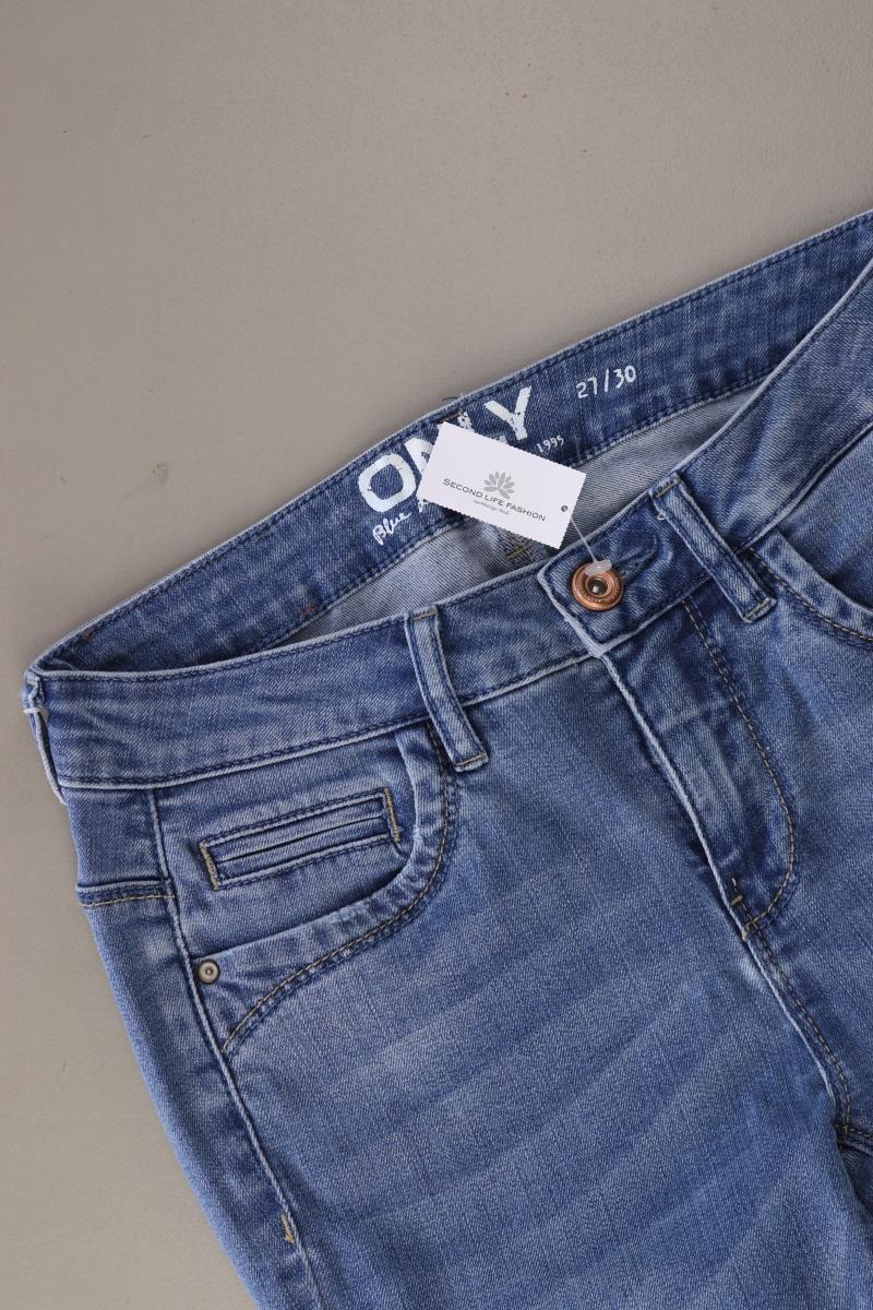 Skinny Jeans Gr. W27/L30 blau aus Baumwolle