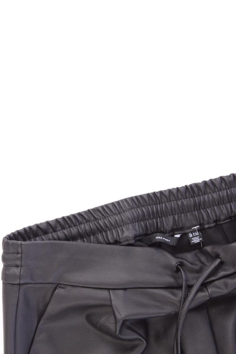 Vero Moda Kunstlederhose Gr. L/L34 schwarz