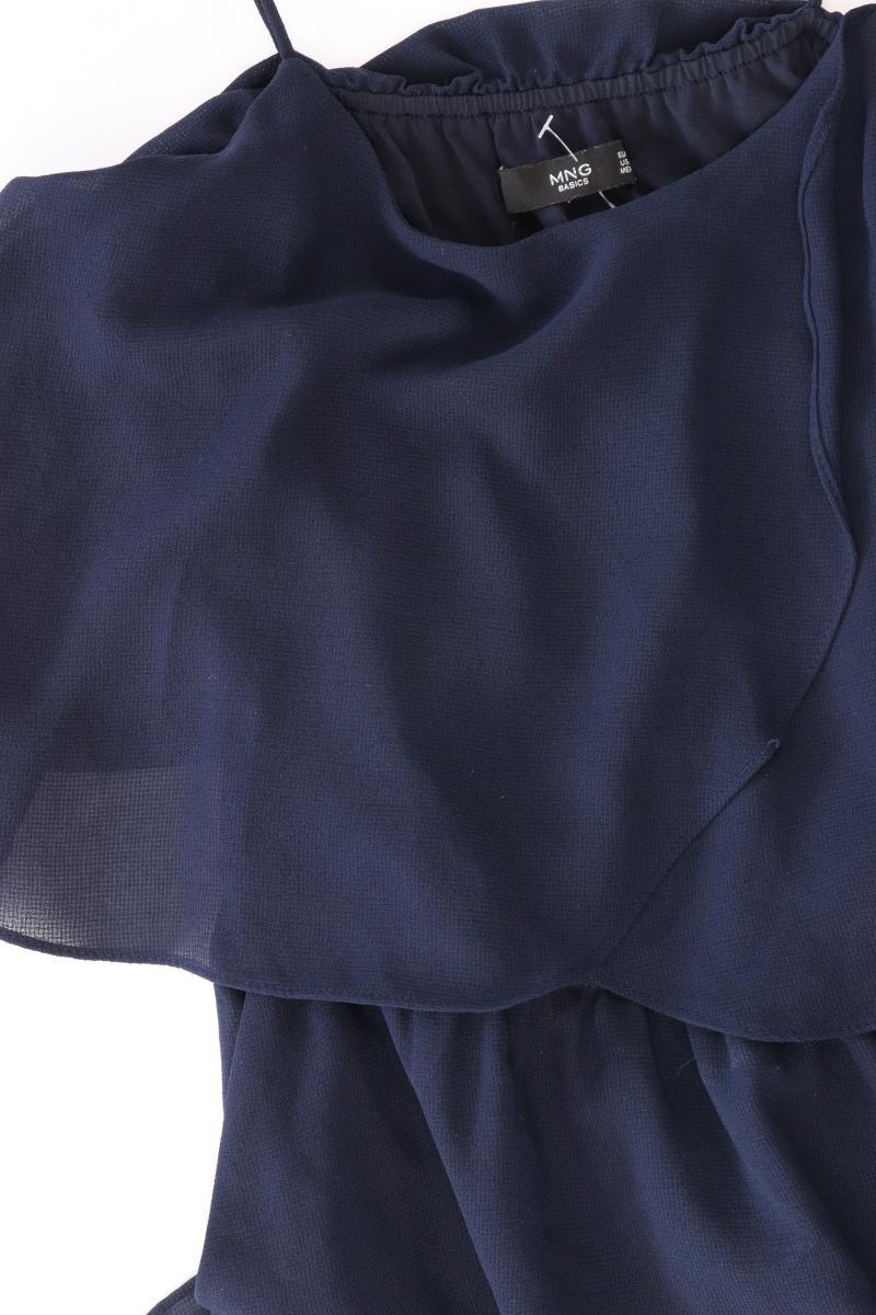 Mango Chiffonkleid Gr. S Träger blau aus Polyester