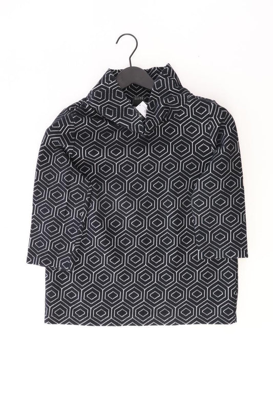 s.Oliver Black Label Printshirt Gr. 40 3/4 Ärmel schwarz aus Baumwolle