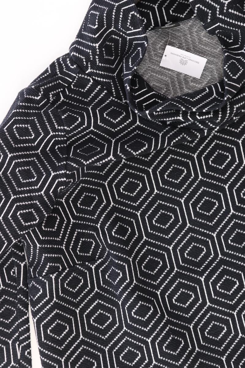 s.Oliver Black Label Printshirt Gr. 40 3/4 Ärmel schwarz aus Baumwolle
