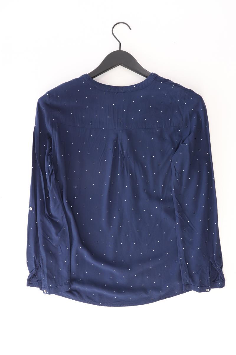 Esprit Langarmbluse Gr. 36 blau aus Viskose