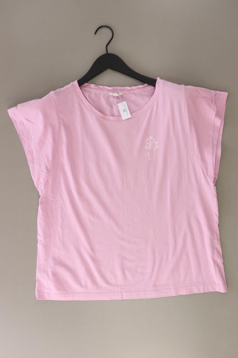Esprit T-Shirt Gr. L Kurzarm lila aus Baumwolle