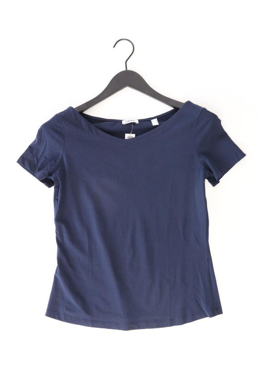 Esprit T-Shirt Gr. M Kurzarm blau aus Baumwolle