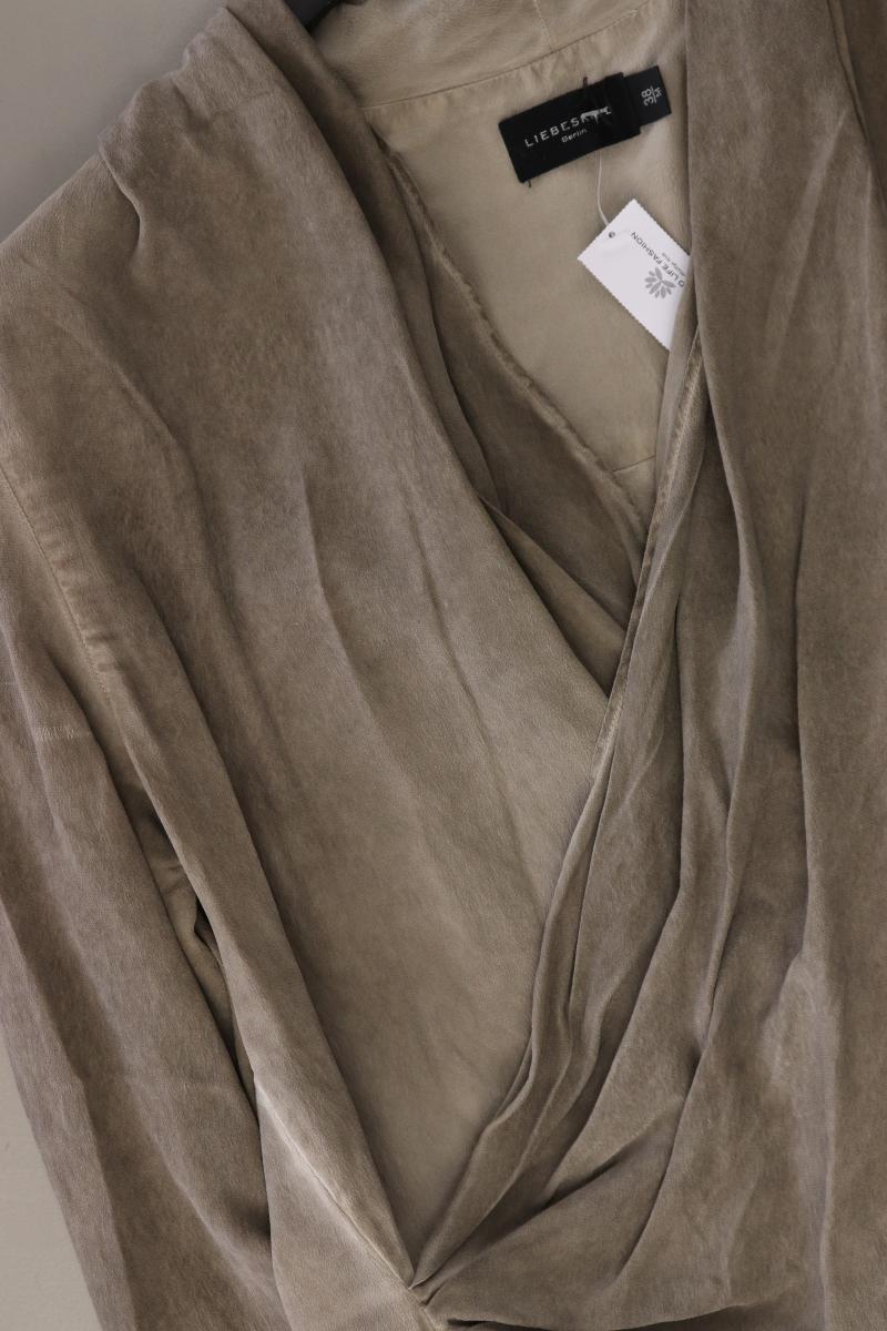 Liebeskind Berlin Seidenbluse Gr. 38 Langarm grau