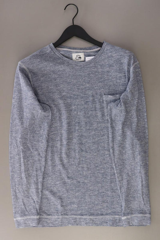 Quicksilver Longsleeve-Shirt für Herren Gr. L Langarm blau aus Baumwolle