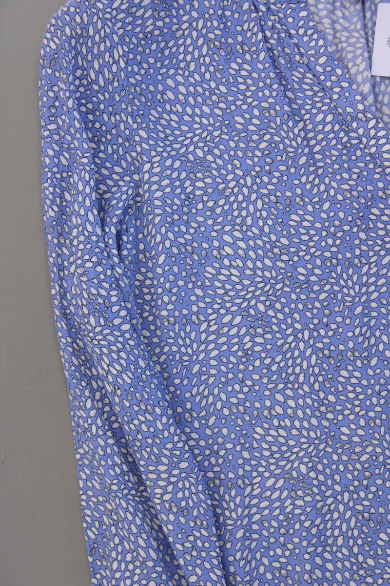 Esprit Langarmbluse Gr. 36 blau aus Viskose
