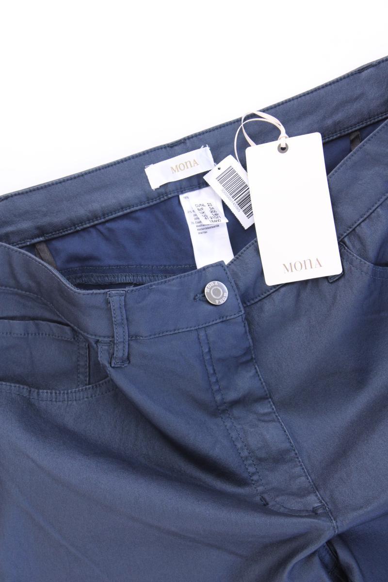 Mona Five-Pocket-Hose Gr. Kurzgröße 23 neu mit Etikett blau aus Viskose