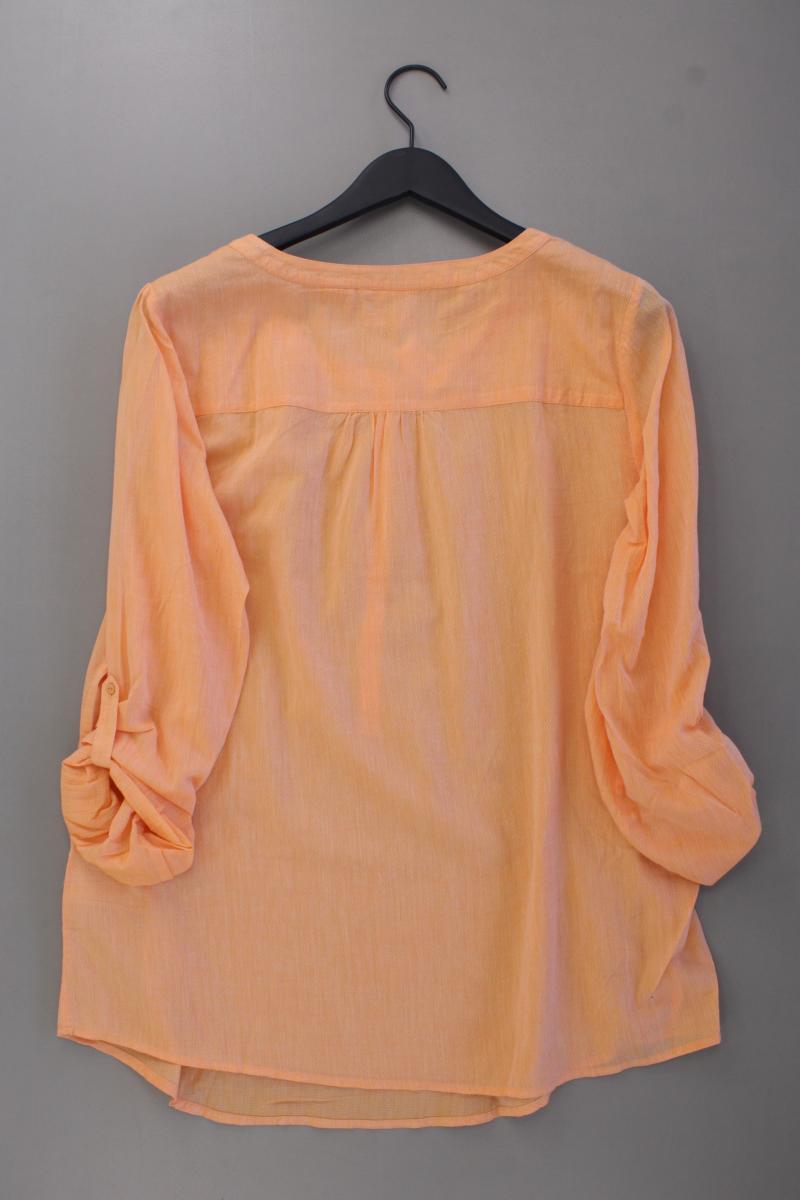Esprit Classic Bluse Gr. 44 neuwertig 3/4 Ärmel orange aus Baumwolle