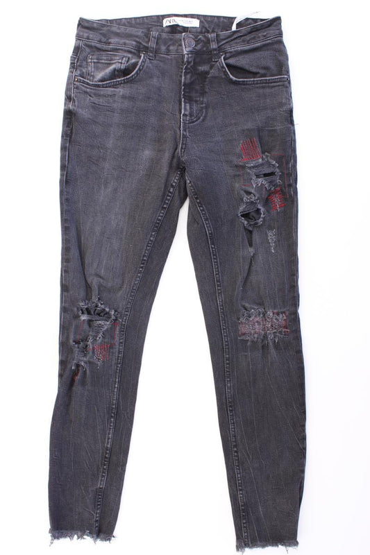 Zara Skinny Jeans Gr. 40 grau aus Baumwolle