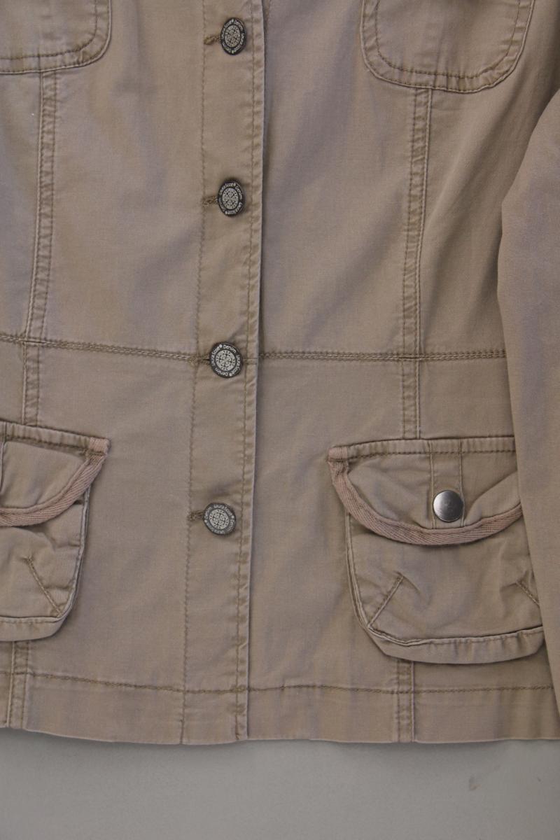 Laura Scott Übergangsjacke Gr. 40 braun aus Baumwolle