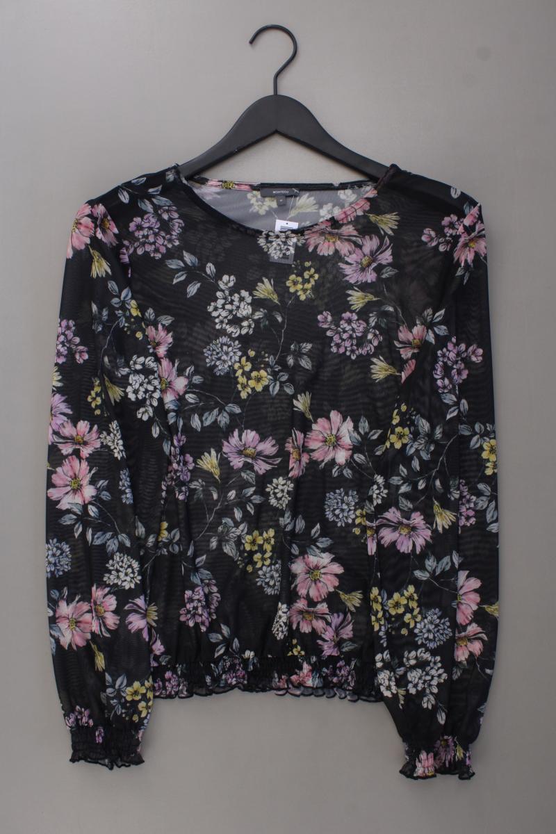 Montego Langarmbluse Gr. M mit Blumenmuster mehrfarbig