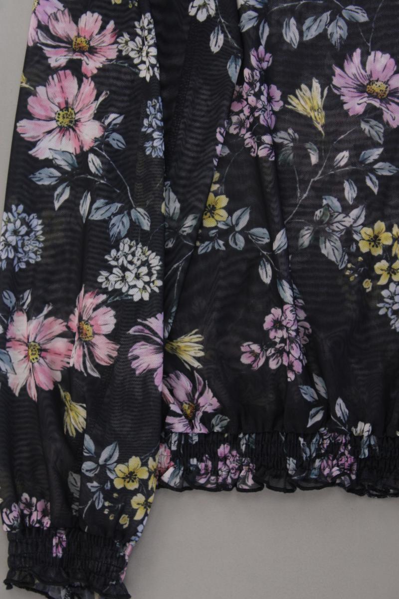 Montego Langarmbluse Gr. M mit Blumenmuster mehrfarbig